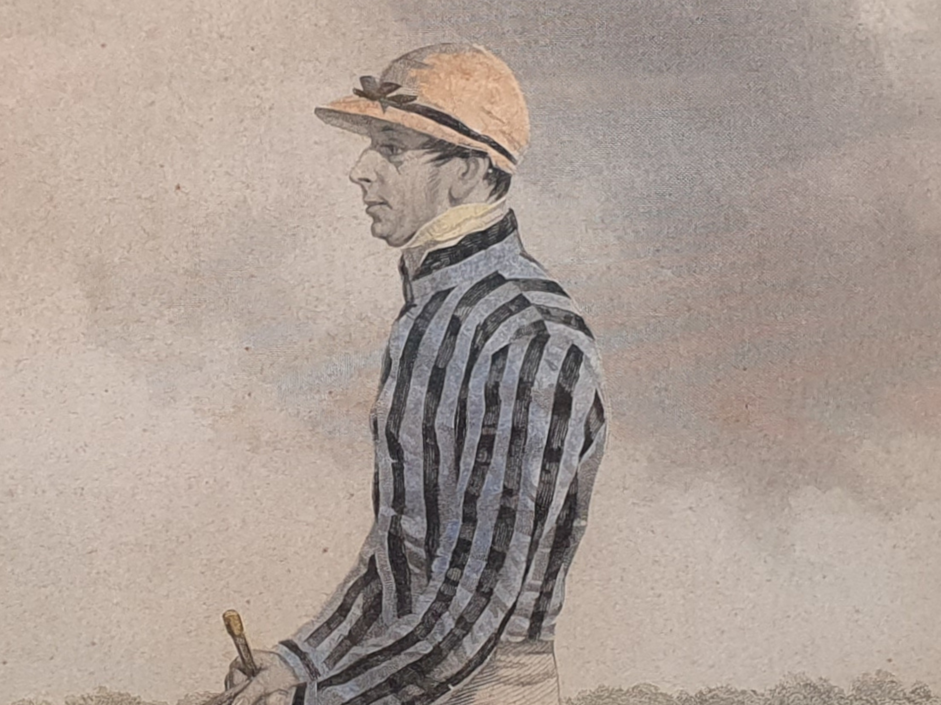 jockey portrait close up
