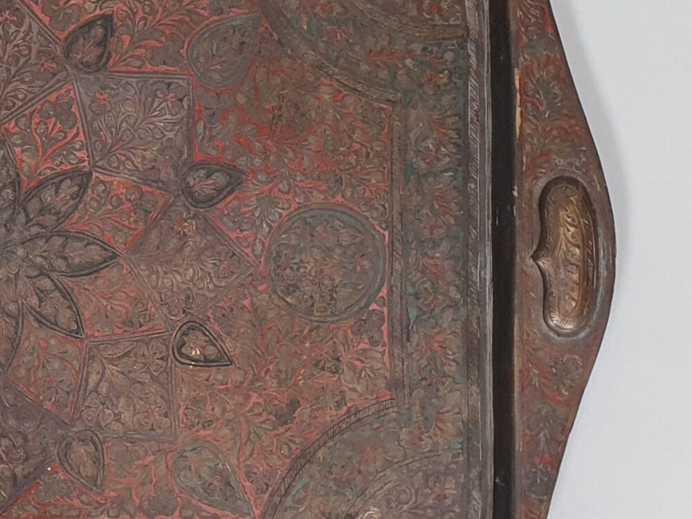 Decorative antique brass Tray