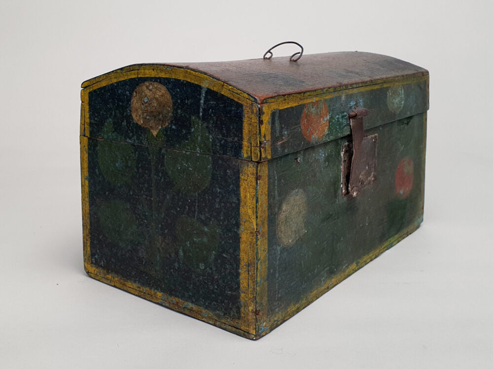 Decorative antique French Normandy Marriage Box