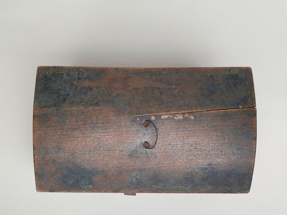 Decorative antique French Normandy Marriage Box