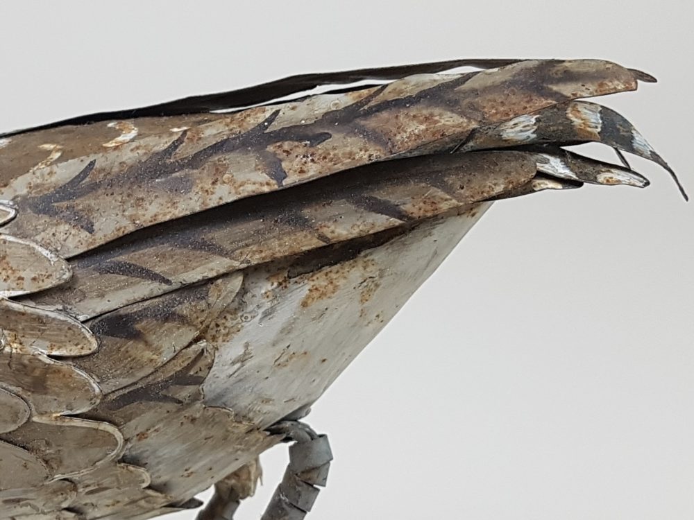 Decorative rustic antique Tin Curlew Bird
