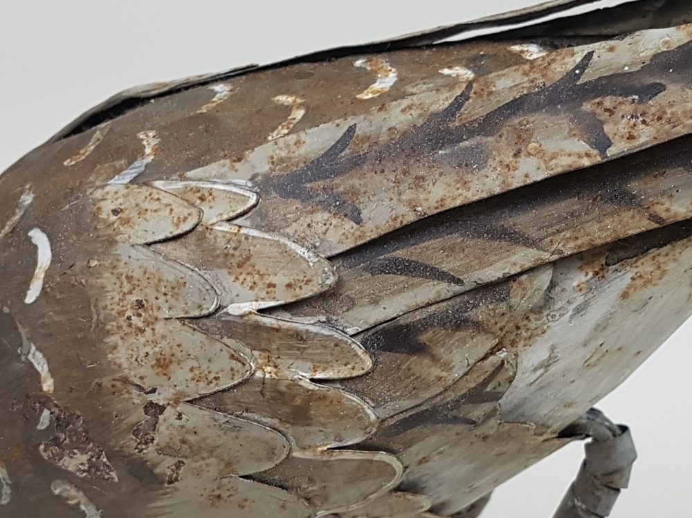 Decorative rustic antique Tin Curlew Bird