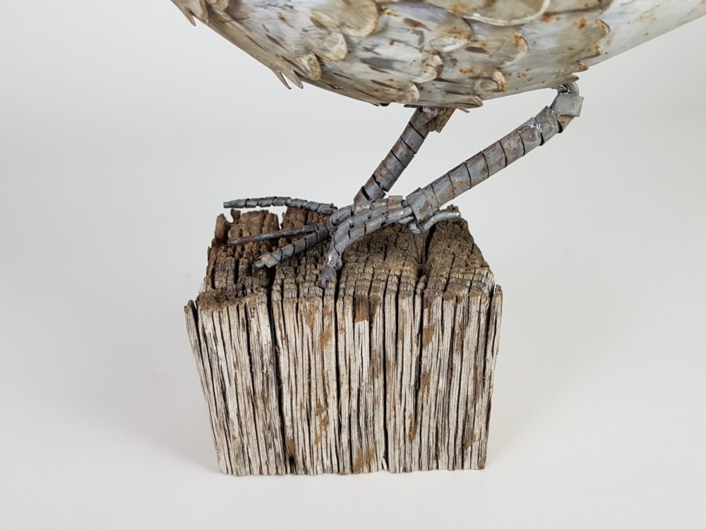 Decorative rustic antique Tin Curlew Bird