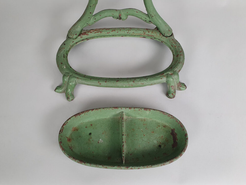 French Art Nouveau Faux Bois Cast Iron Umbrella or Stick Stand