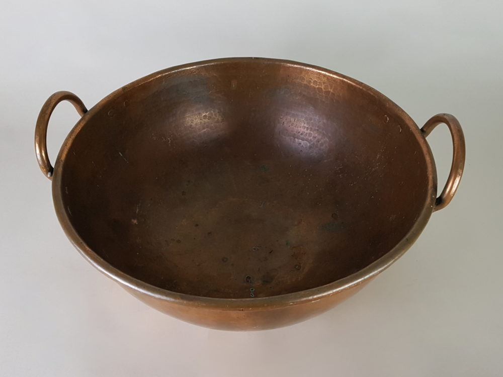 French Confectioner's Copper Mixing Bowl