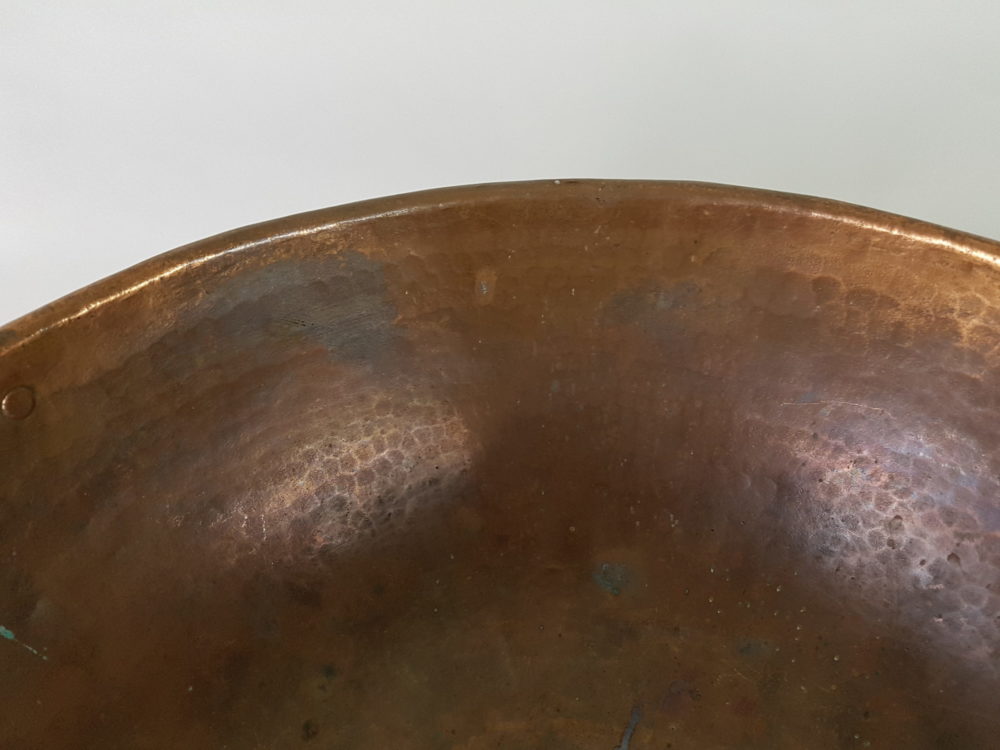 French Confectioner's Copper Mixing Bowl