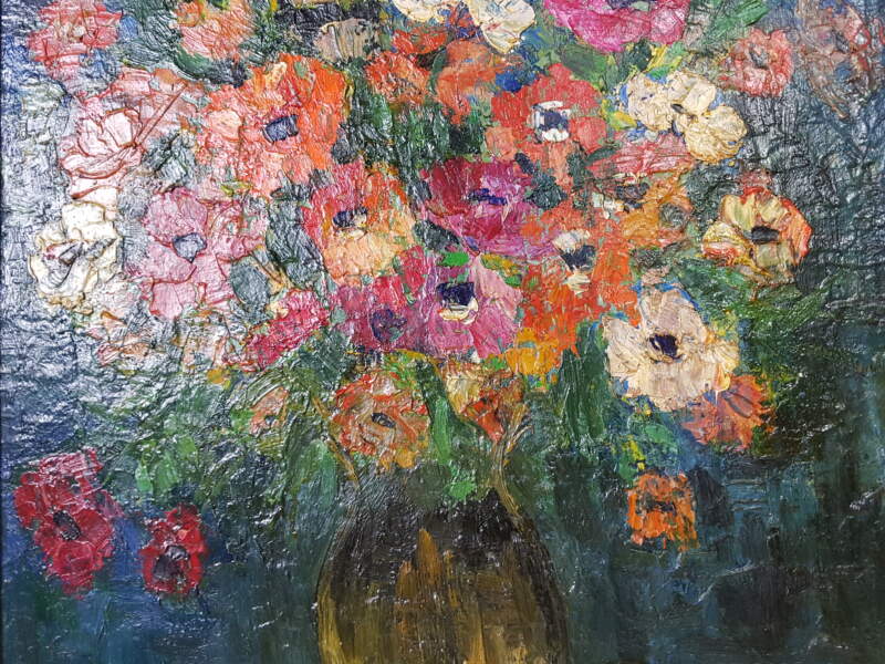 Impasto Floral Still Life