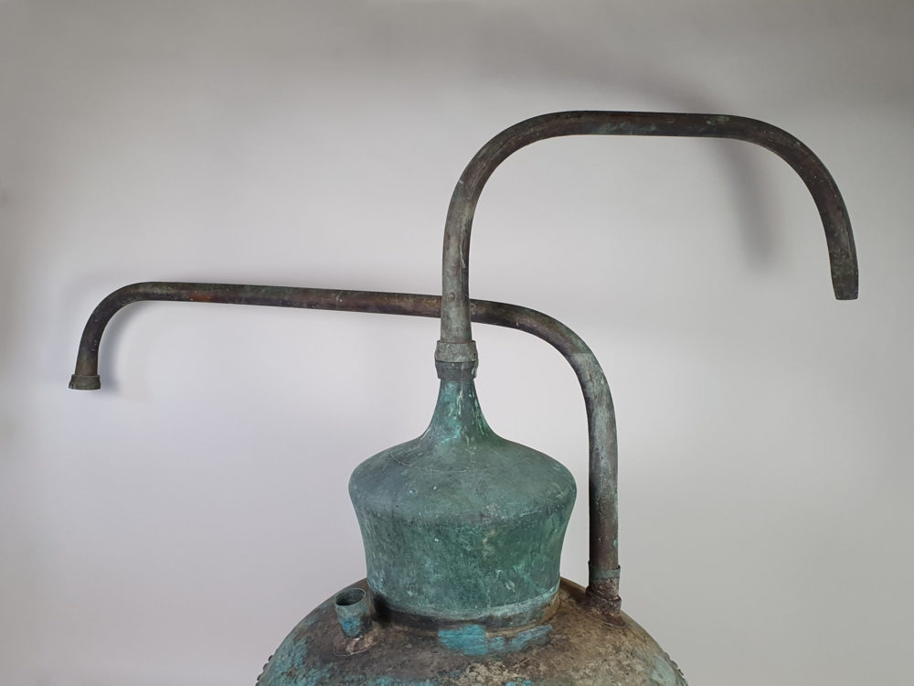 Large antique 19th century copper Cognac Still or Alembic
