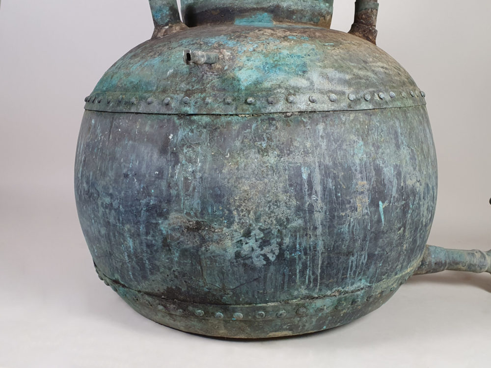 Large antique 19th century copper Cognac Still or Alembic