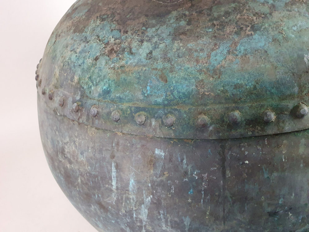 Large antique 19th century copper Cognac Still or Alembic