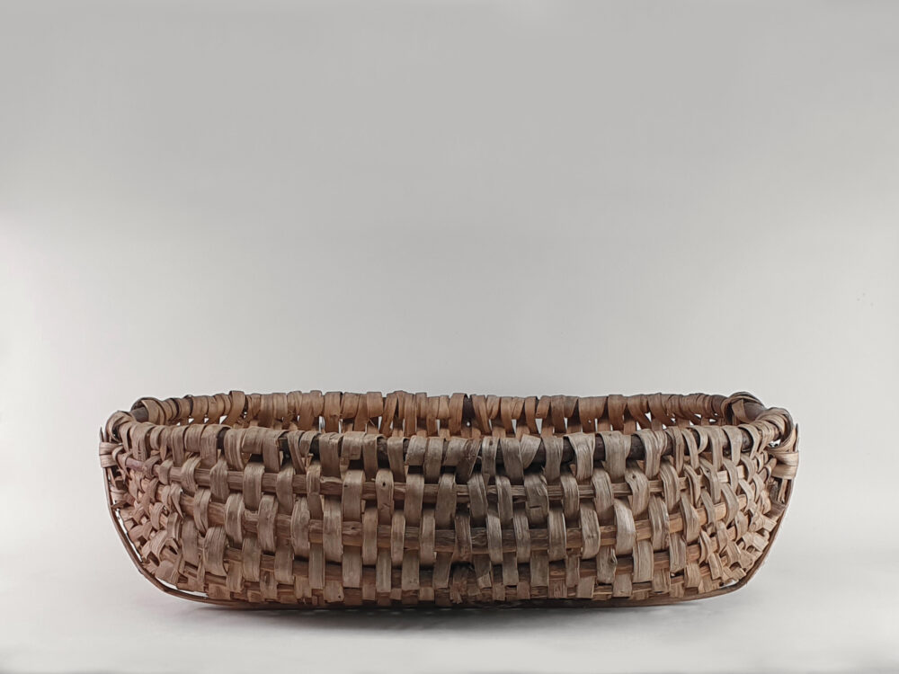 Large antique French woven Apple Basket