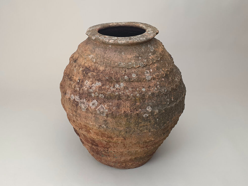 Large French rustic 18th century antique Terracotta Pot