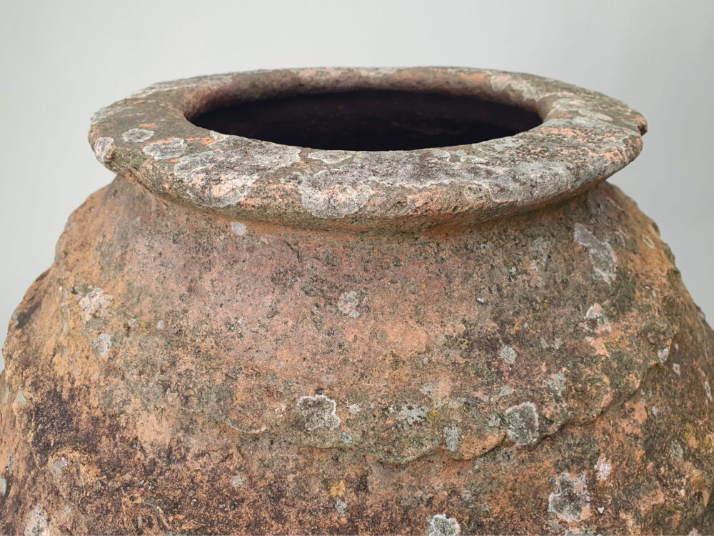 Large French rustic 18th century antique Terracotta Pot