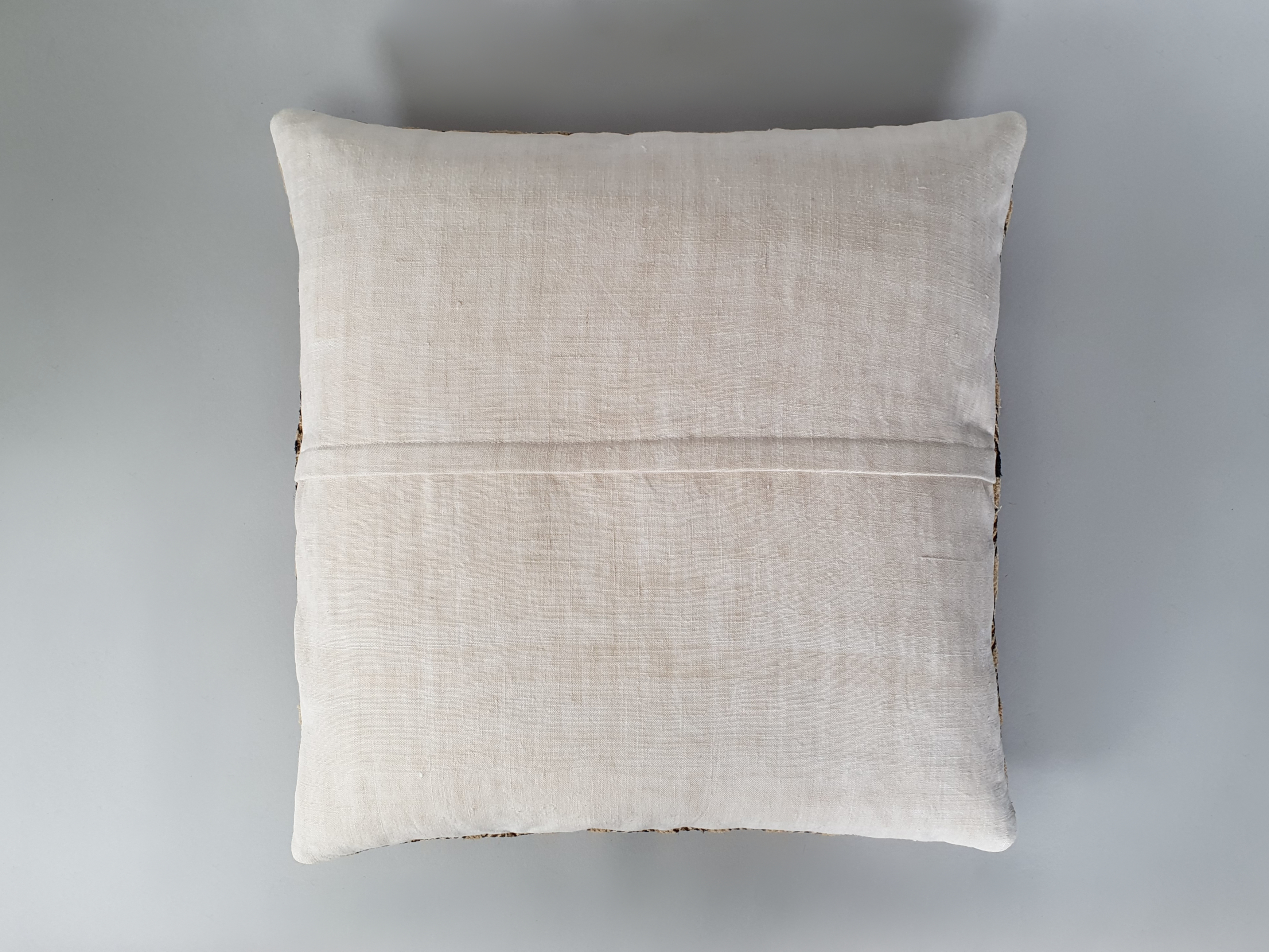 kuba cloth antique cushion reverse