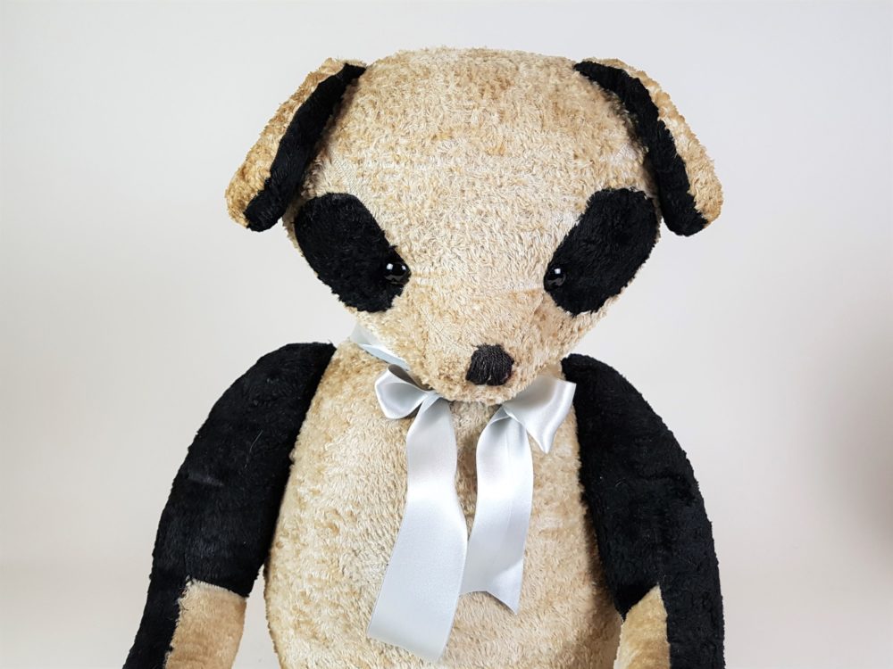 Large mid century antique Panda Bear