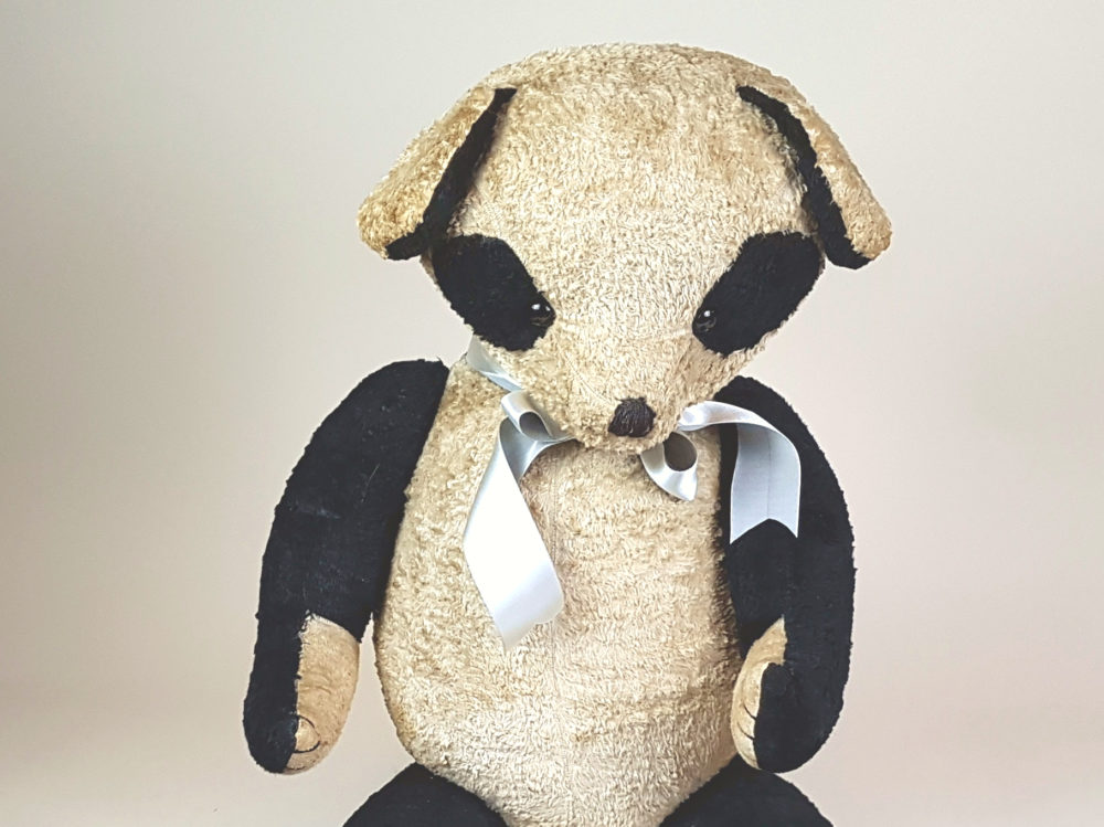 Large mid century antique Panda Bear