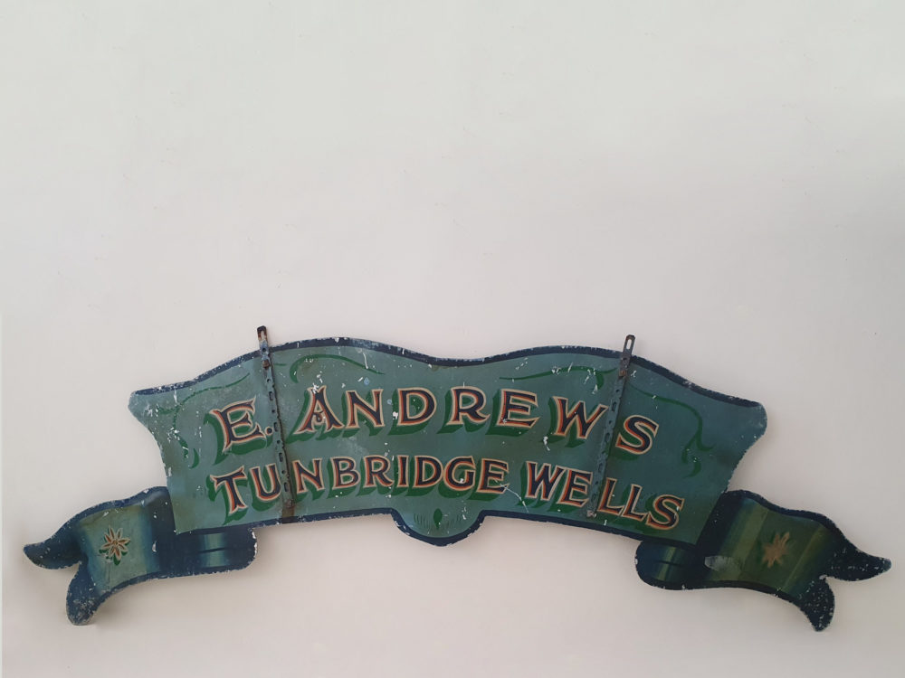 Mid century antique Fairground Sign