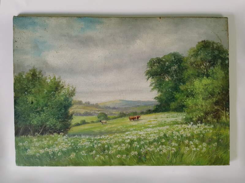 Oil Painting English Country Scene