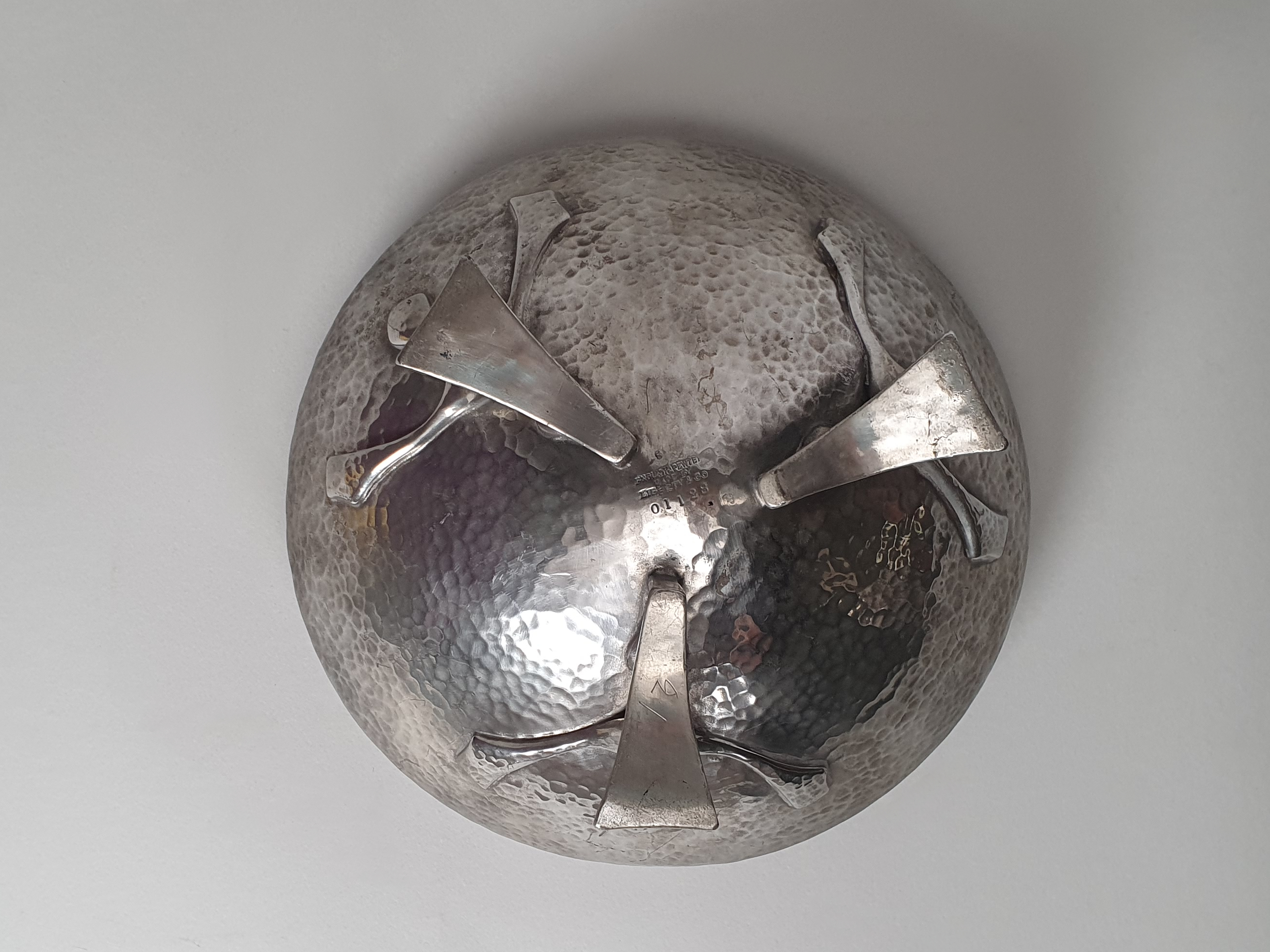 Oliver Baker for Liberty Pewter Arts & Crafts Bowl base