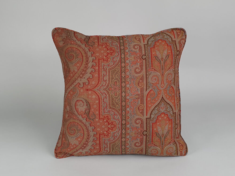Pair of antique Cushions made from a Paisley Shawl