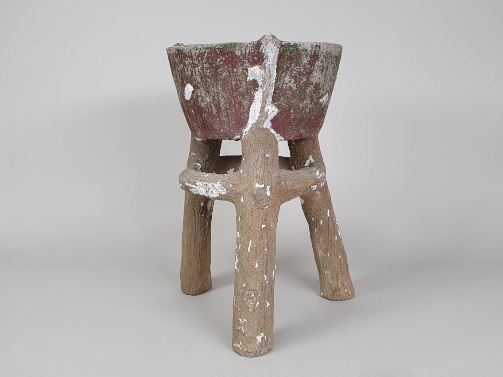 Pair of antique faux bois Garden Planters