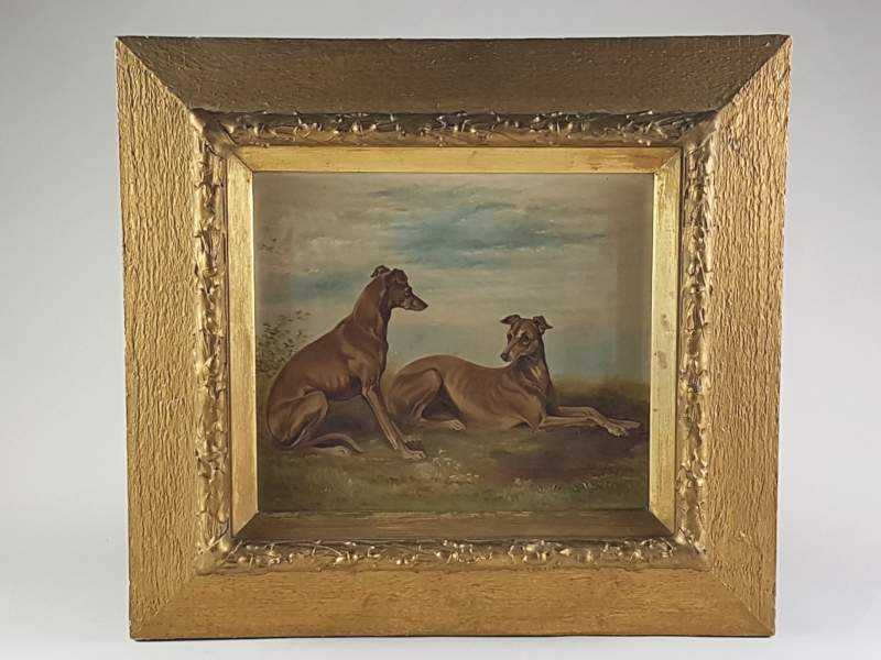 Pair of Dog Paintings