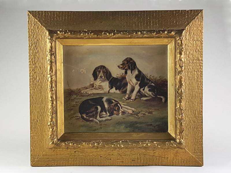 Pair of Dog Paintings