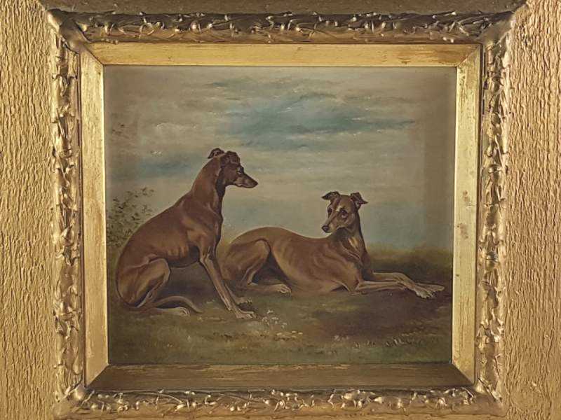 Pair of Dog Paintings