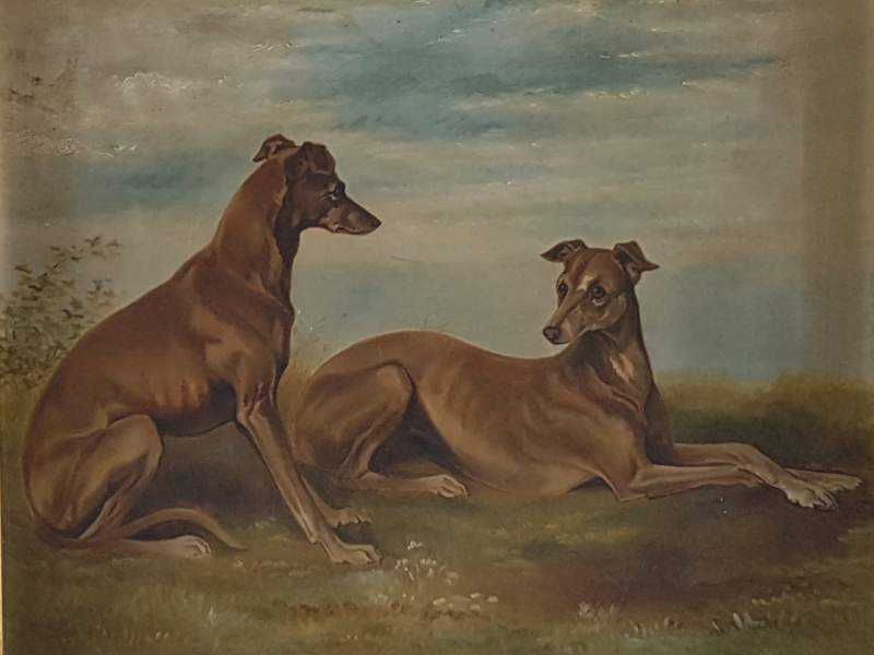 Pair of Dog Paintings