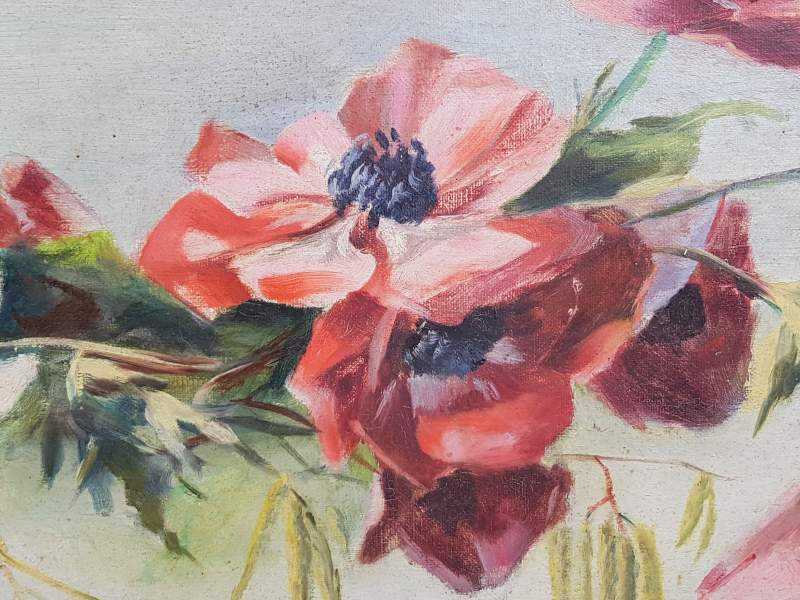 Pair of Floral Still Lifes