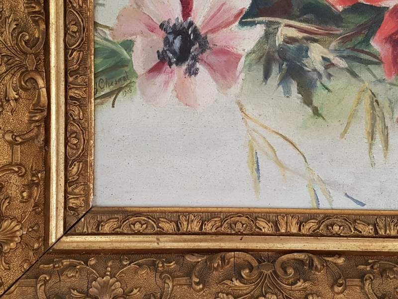 Pair of Floral Still Lifes