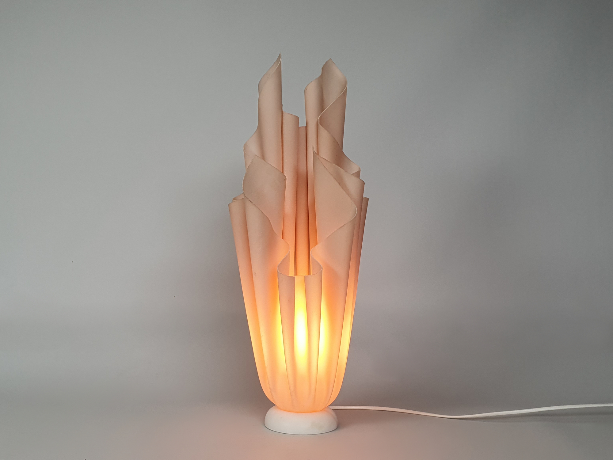 Pink Ophélie or Handkerchief Lamp, by Georgia Jacob for Athena