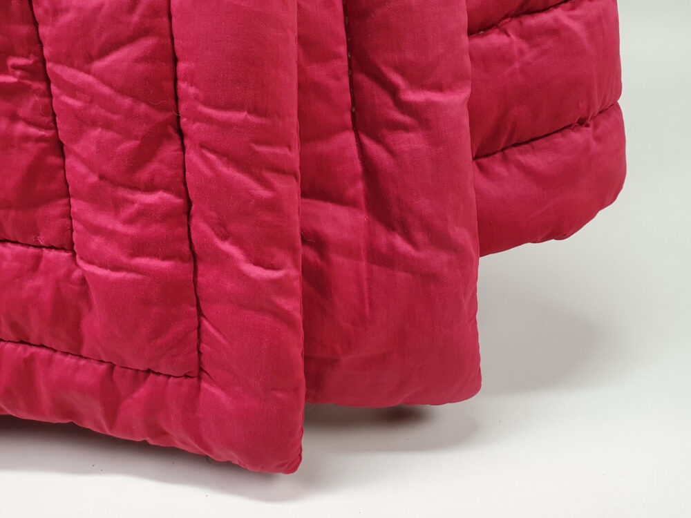 Red antique textile Quilt or Boutis