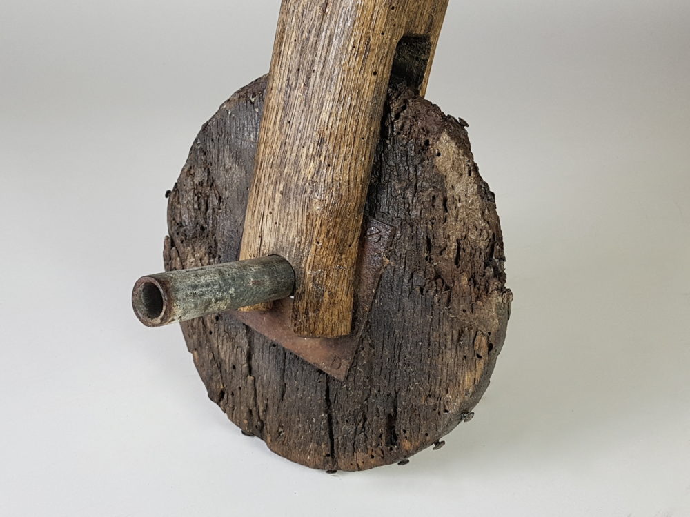 Rustic antique Spanish wooden Tricycle