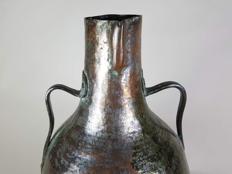 Sculptural Copper Jug with good patina
