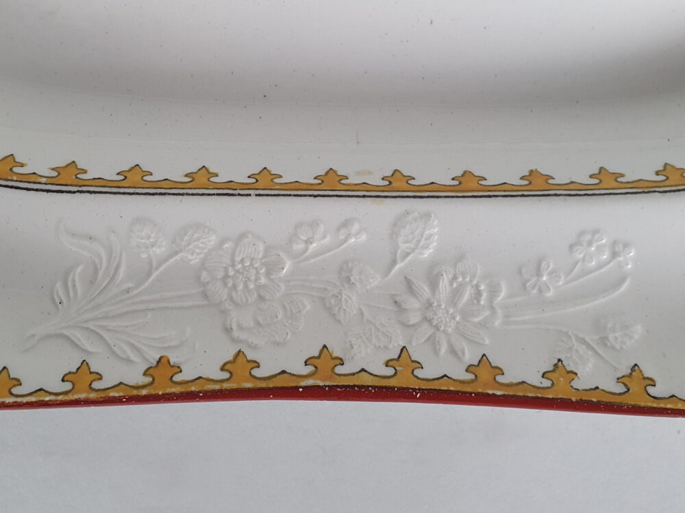 Set of 3 graduating antique ceramic Serving Platters from Copeland Spode in Vienna Bird pattern