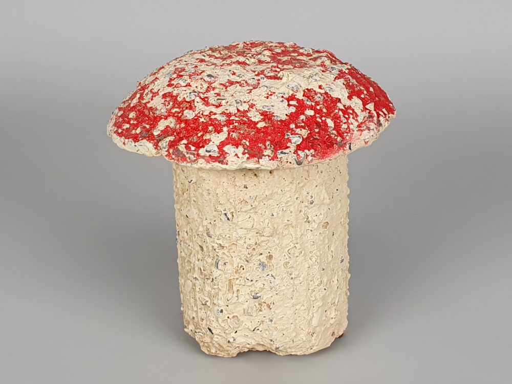 Set of French antique Garden Ornament Mushrooms