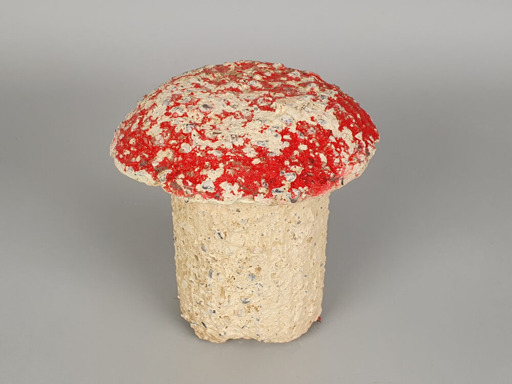 Set of French antique Garden Ornament Mushrooms