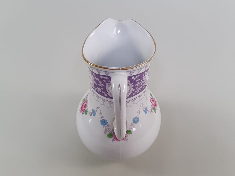 Victorian antique China Bowl and Pitcher