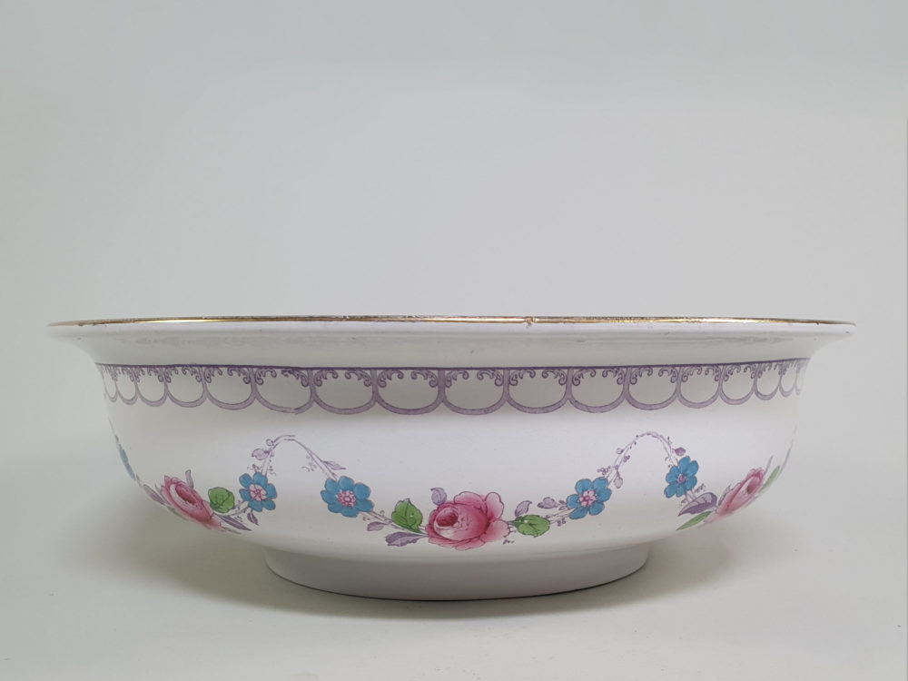 Victorian antique China Bowl and Pitcher